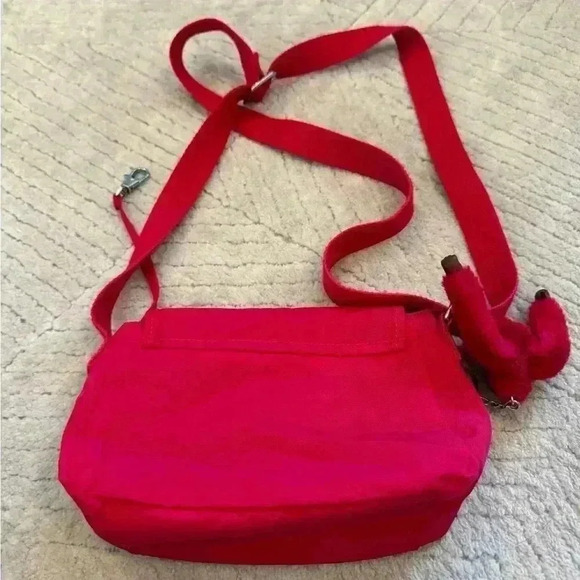 Bright pink Kipling crossbody small - Picture 2 of 9